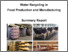 [thumbnail of Water+Recycling+in+Food+Processing+Forum+-+summary+report.pdf]